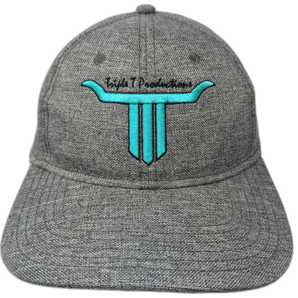 OTTO Baseball Cap Gray One Size Strapback Triple T Productions Heathered Hat